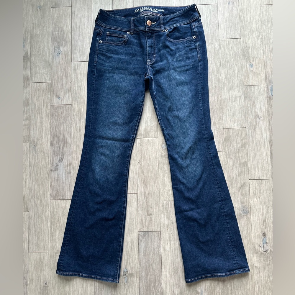 American Eagle Outfitters Low Rise Kick‎ Boot Cut Flare Jeans 10